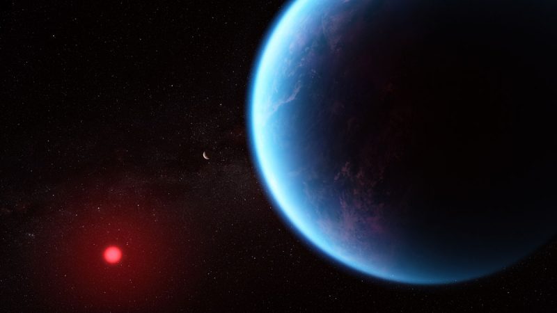 Planet and a distant sun
